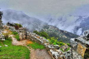 Ruines brume