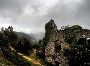 Ruines brume