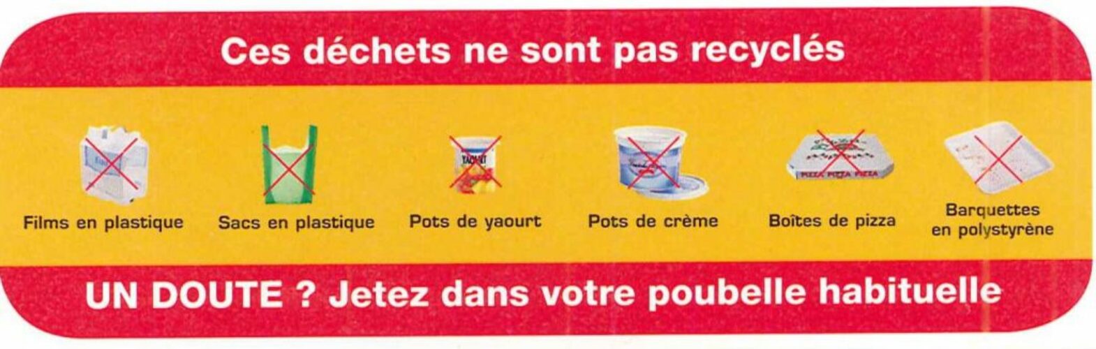 Déchets cartons plastiques