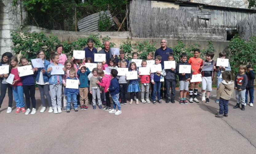 Remise des diplômes 1ers secours le 12.05.2017