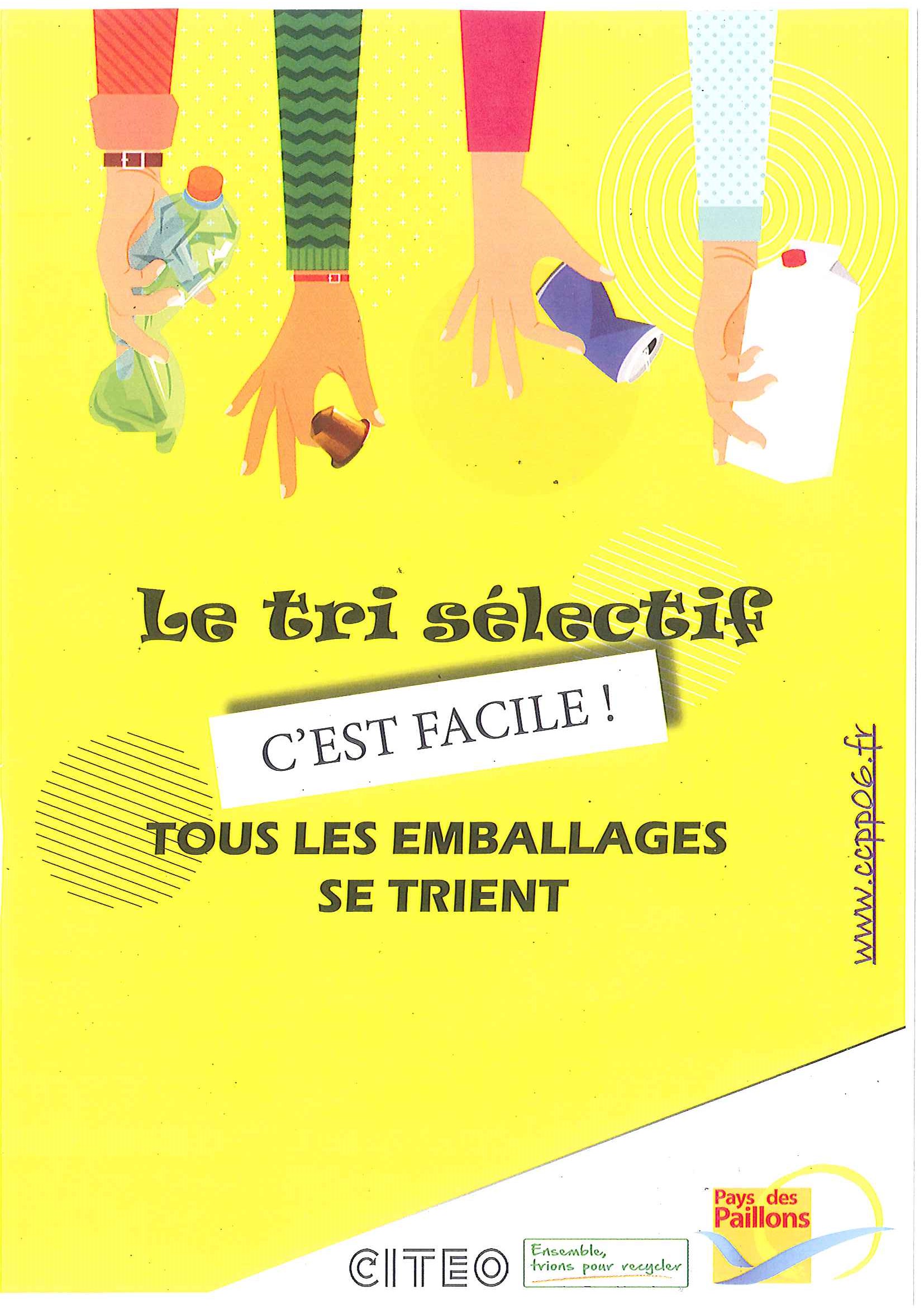 Le Tri sélectif, c’est facile!