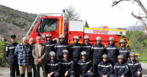 Cérémonie au centre d’intervention et de secours