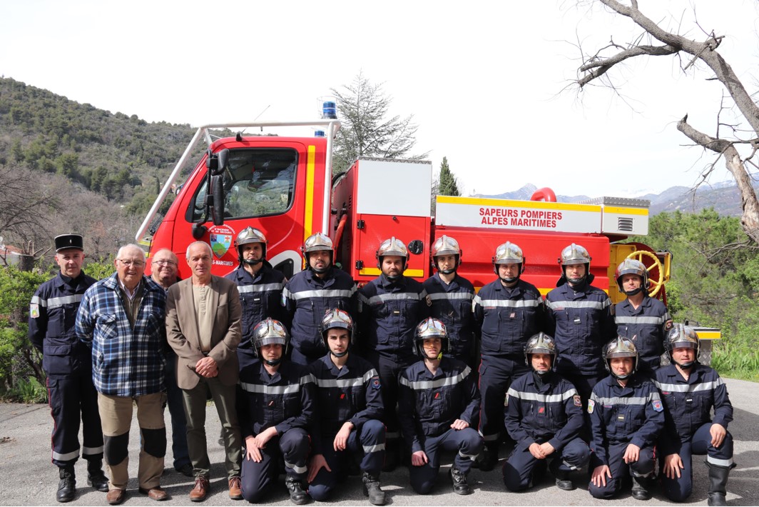 Cérémonie au centre d’intervention et de secours