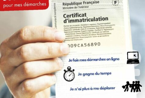 Démarche certificat d’immatriculation