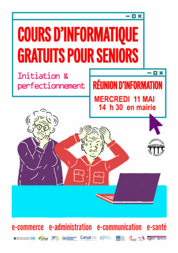 Affiche Réunion Cours D'informatique