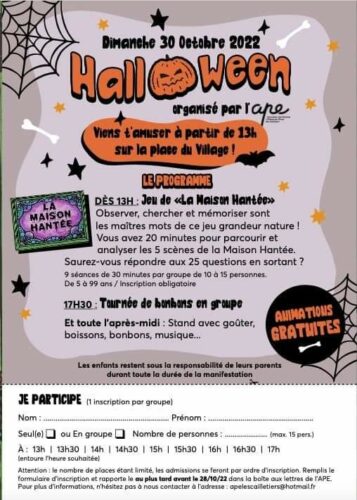 Affiche Halloween 2022