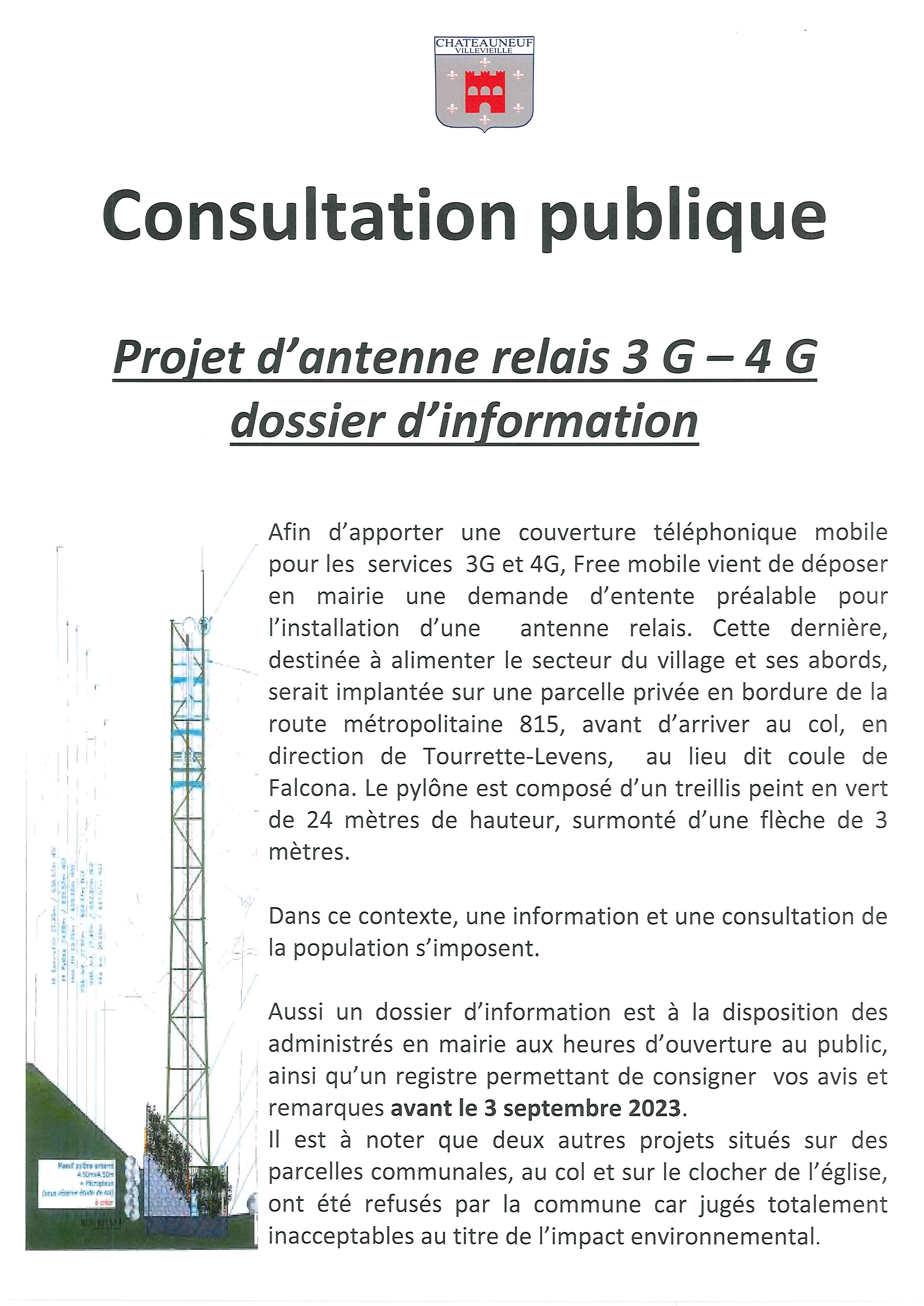 Consultation publique Free Mobile